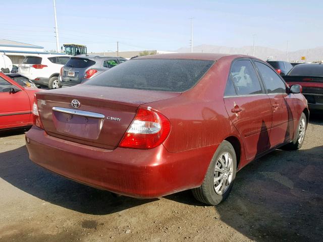 JTDBE32K030160457 - 2003 TOYOTA CAMRY LE 红色 照片 4