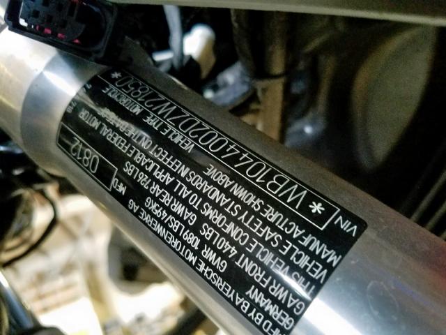 WB1044002DZW21850 - 2013 BMW R1200 RT BLUE photo 10