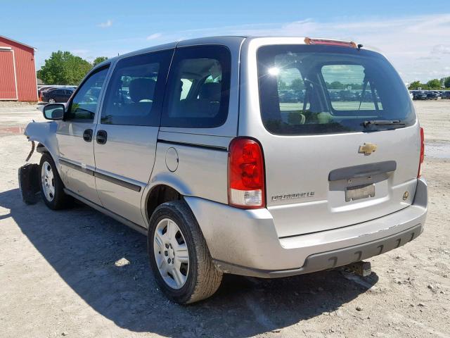 1GNDU23149D119981 - 2009 CHEVROLET UPLANDER L SILVER photo 3