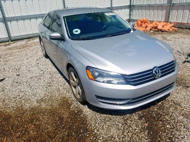 1VWBH7A39DC131058 - 2013 VOLKSWAGEN PASSAT SE GRAY photo 1