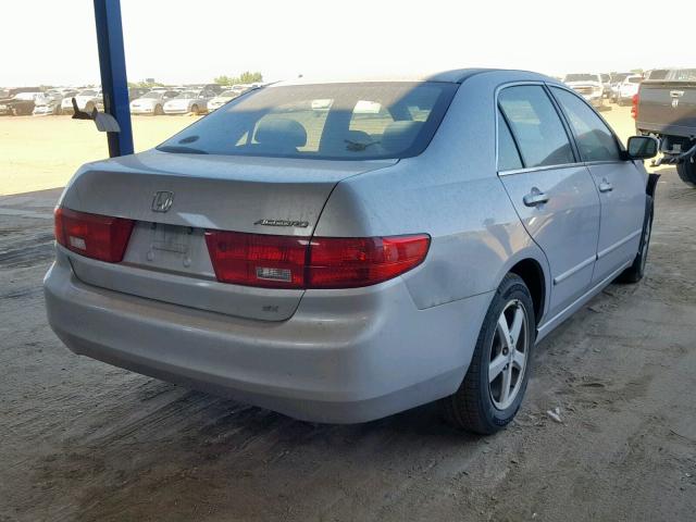 1HGCM56705A023137 - 2005 HONDA ACCORD EX SILVER photo 4