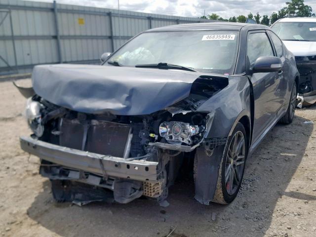 JTKJF5C70C3025811 - 2012 TOYOTA SCION TC ნაცრისფერი ფოტო 2
