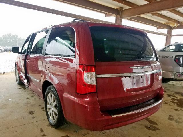 2A4RR8DG2BR619253 - 2011 CHRYSLER TOWN & COU RED photo 3