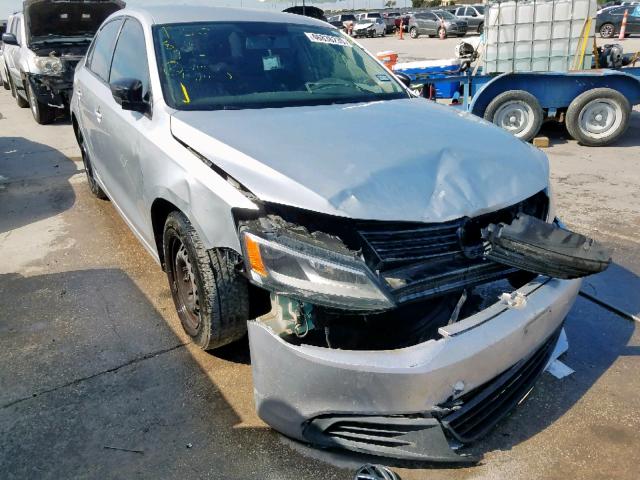 3VW2K7AJ3DM401223 - 2013 VOLKSWAGEN JETTA BASE SILVER photo 1