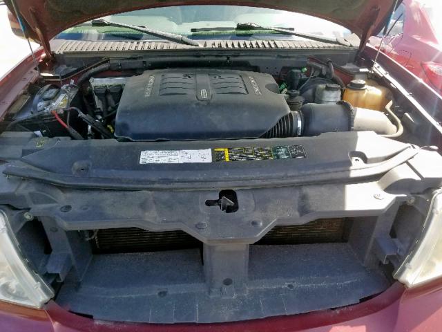 5LMFU27R14LJ24516 - 2004 LINCOLN NAVIGATOR MAROON photo 7
