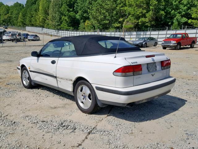 YS3DF78NXX7001143 - 1999 SAAB 9-3 SE WHITE photo 3