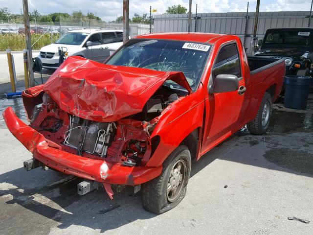 1GCCS149978129758 - 2007 CHEVROLET COLORADO RED photo 2