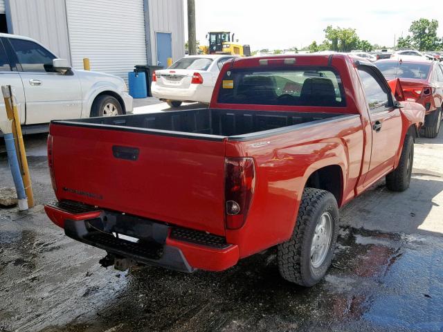 1GCCS149978129758 - 2007 CHEVROLET COLORADO RED photo 4