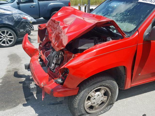 1GCCS149978129758 - 2007 CHEVROLET COLORADO RED photo 9