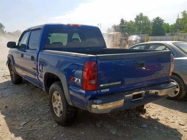 2GCEK13T341336795 - 2004 CHEVROLET SILVERADO BLUE photo 3