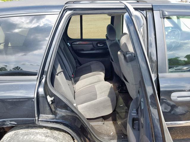 1GKDT13S282208722 - 2008 GMC ENVOY BLACK photo 6