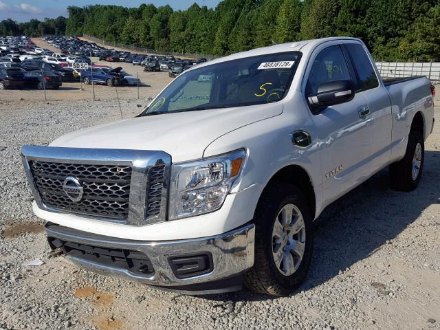 1N6AA1CJ7HN550075 - 2017 NISSAN TITAN S WHITE photo 2