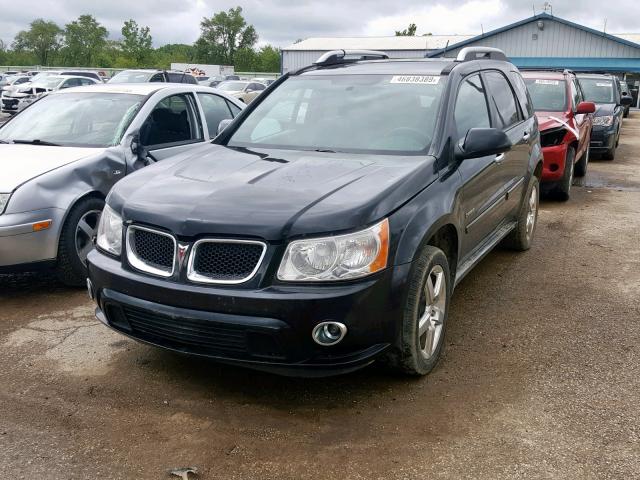 2CKDL537586015538 - 2008 PONTIAC TORRENT GX BLACK photo 2