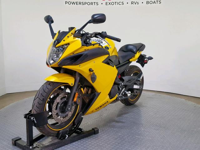 JYARJ18E79A004866 - 2009 YAMAHA FZ6 R YELLOW photo 4