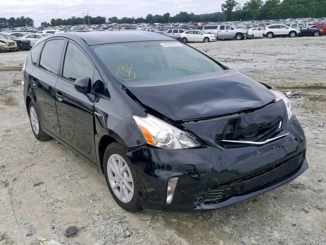 JTDZN3EU0C3083258 - 2012 TOYOTA PRIUS V BLACK photo 1