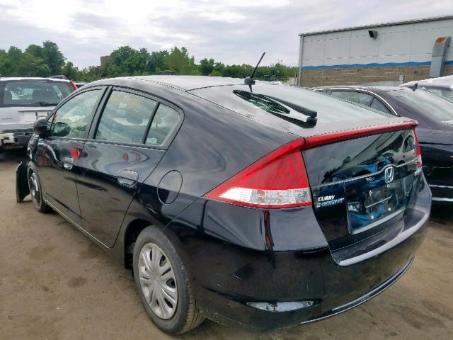 JHMZE2H55BS002546 - 2011 HONDA INSIGHT LX BLACK photo 3