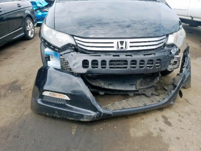 JHMZE2H55BS002546 - 2011 HONDA INSIGHT LX BLACK photo 9