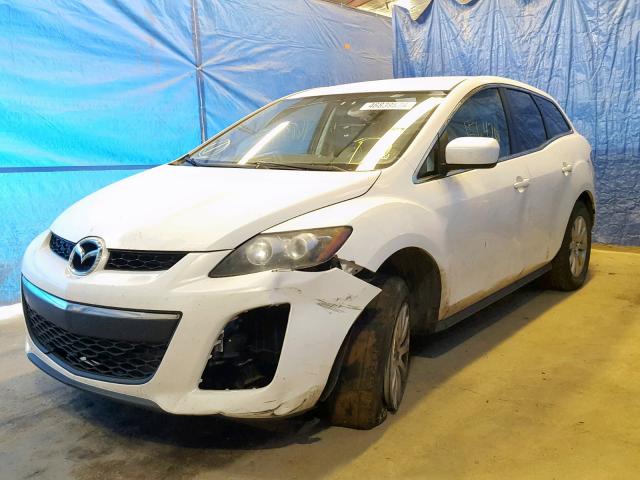 JM3ER2WM3A0321394 - 2010 MAZDA CX-7 WHITE photo 2