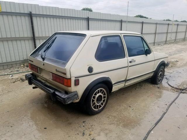 1VWDC0177EV047246 - 1984 VOLKSWAGEN RABBIT GTI WHITE photo 4