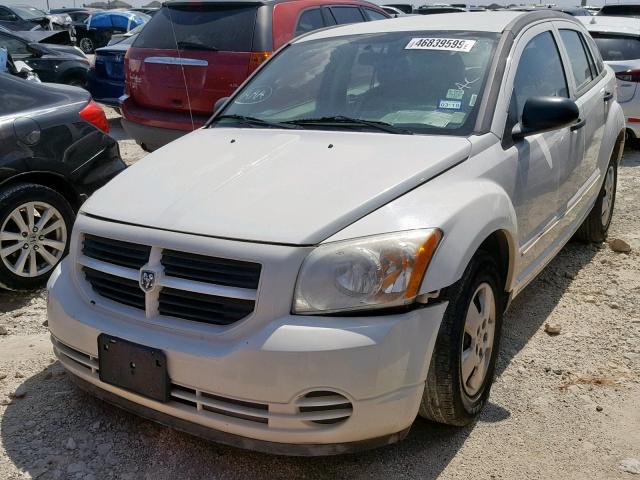 1B3HB28B17D233274 - 2007 DODGE CALIBER WHITE photo 2