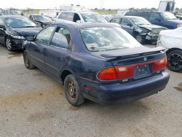 JM1BB1415T0324819 - 1996 MAZDA PROTEGE DX BLUE photo 3