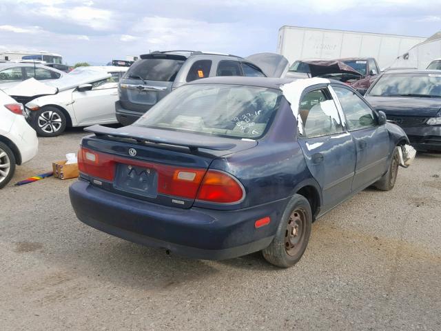 JM1BB1415T0324819 - 1996 MAZDA PROTEGE DX BLUE photo 4