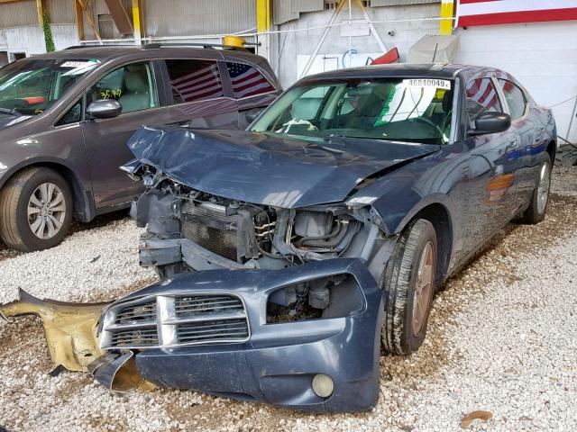 2B3KA33G58H328233 - 2008 DODGE CHARGER SX BLUE photo 2