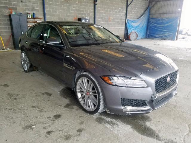 SAJBE4BV5HCY46307 - 2017 JAGUAR XF PRESTIG GRAY photo 1