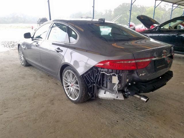 SAJBE4BV5HCY46307 - 2017 JAGUAR XF PRESTIG GRAY photo 3