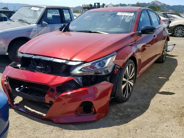 1N4BL4CV6KN305450 - 2019 NISSAN ALTIMA SR RED photo 2