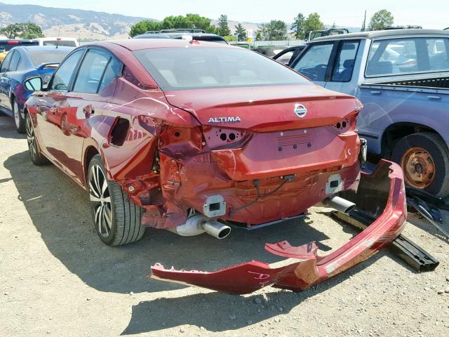 1N4BL4CV6KN305450 - 2019 NISSAN ALTIMA SR RED photo 3