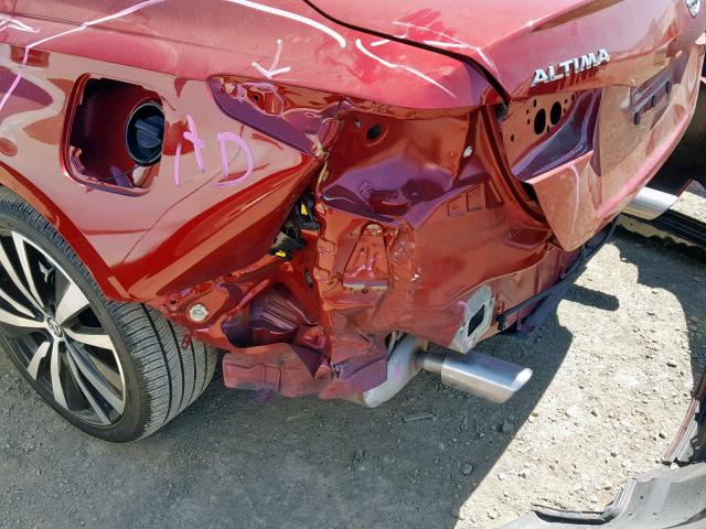 1N4BL4CV6KN305450 - 2019 NISSAN ALTIMA SR RED photo 9