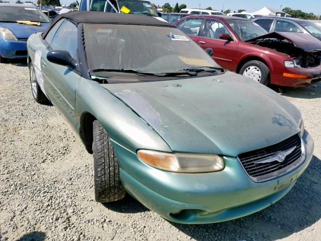 3C3EL55H5WT264985 - 1998 CHRYSLER SEBRING JX GREEN photo 1