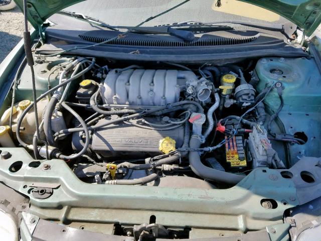 3C3EL55H5WT264985 - 1998 CHRYSLER SEBRING JX GREEN photo 7