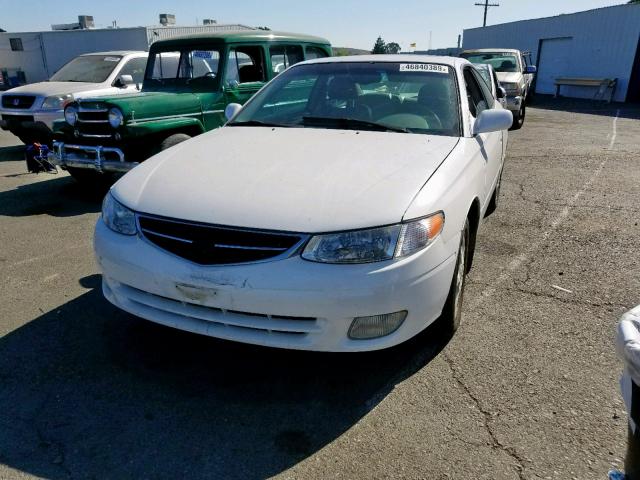 2T1CF22P01C454838 - 2001 TOYOTA CAMRY SOLA WHITE photo 2