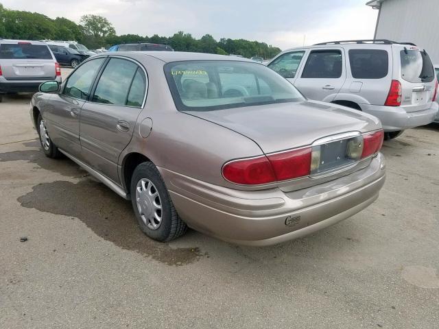 1G4HP52K144112875 - 2004 BUICK LESABRE CU TAN photo 3