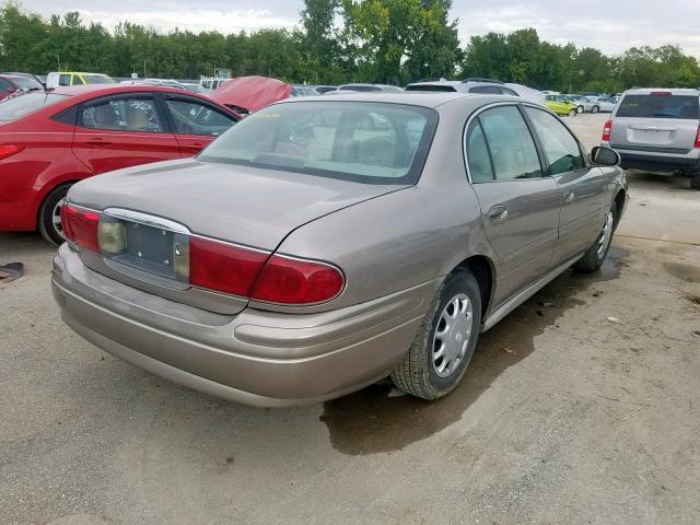 1G4HP52K144112875 - 2004 BUICK LESABRE CU TAN photo 4