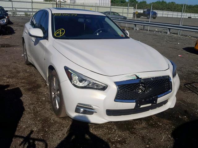 JN1BV7AR9FM407318 - 2015 INFINITI Q50 BASE WHITE photo 1