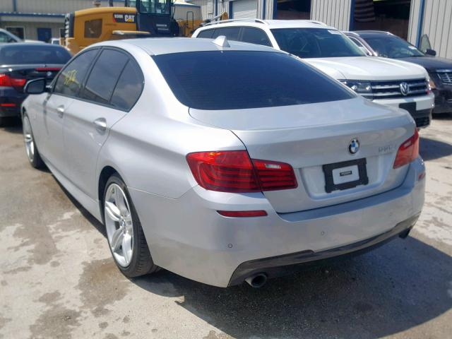 WBA5B1C5XED917120 - 2014 BMW 535 I SILVER photo 3