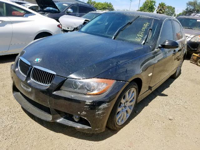 WBAVD53577A008211 - 2007 BMW 335 XI BLACK photo 2