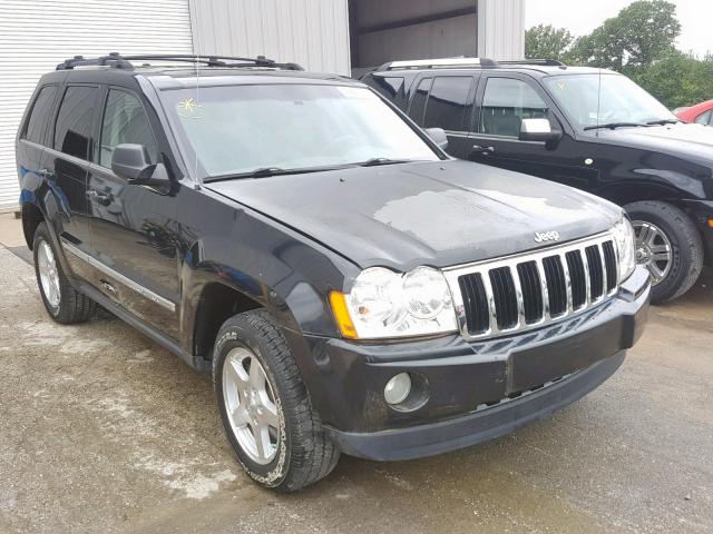 1J8HR58N45C544893 - 2005 JEEP GRAND CHER BLACK photo 1