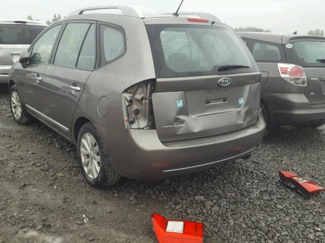 KNAHH8A80B7363193 - 2011 KIA RONDO GRAY photo 3