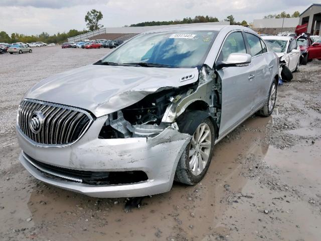 1G4GD5G37FF346323 - 2015 BUICK LACROSSE P SILVER photo 2