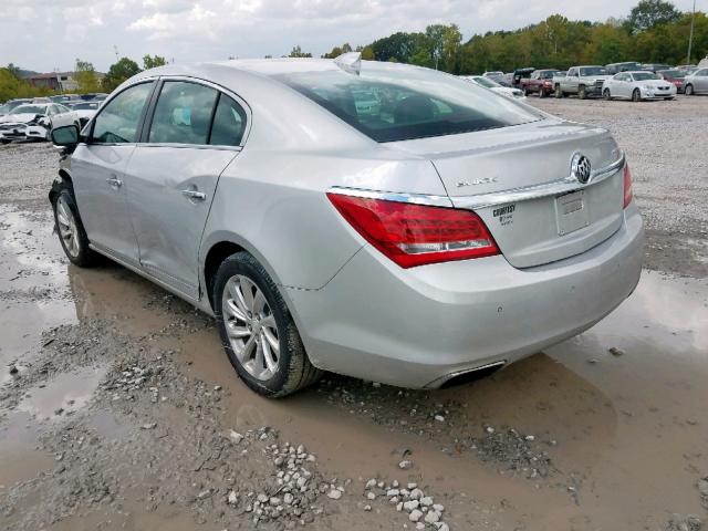 1G4GD5G37FF346323 - 2015 BUICK LACROSSE P SILVER photo 3