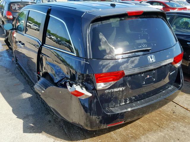 5FNRL5H33GB146401 - 2016 HONDA ODYSSEY SE BLACK photo 3