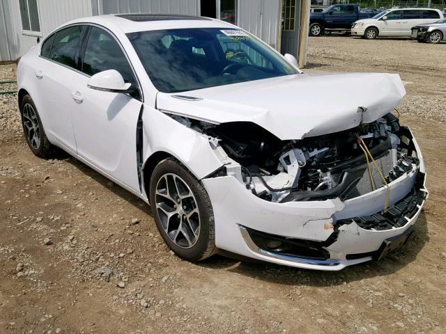 2G4GL5EX1H9129998 - 2017 BUICK REGAL SPOR WHITE photo 9