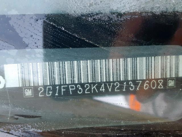 2G1FP32K4V2137608 - 1997 CHEVROLET CAMARO BAS თეთრი ფოტო 10