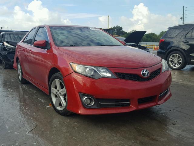 4T1BF1FK6CU603176 - 2012 TOYOTA CAMRY BASE RED photo 1