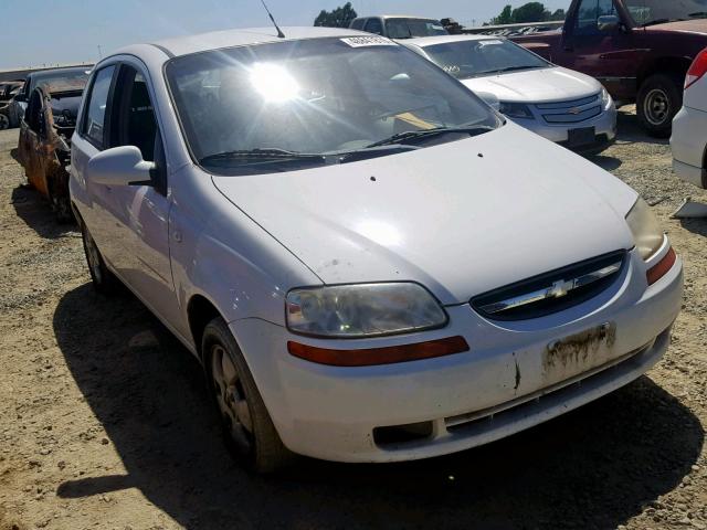 KL1TD66696B597010 - 2006 CHEVROLET AVEO BASE თეთრი ფოტო 1