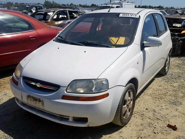 KL1TD66696B597010 - 2006 CHEVROLET AVEO BASE თეთრი ფოტო 2